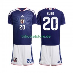 Japan Kubo 20 World Cup 2026 Kinder Trikotset Heim Kurzarm
