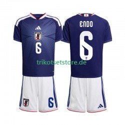 Japan Wataru Endo 6 World Cup 2026 Kinder Trikotset Heim Kurzarm
