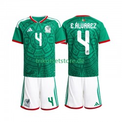 Mexiko Edson Alvarez 4 World Cup 2026 Kinder Trikotset Heim Kurzarm