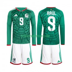 Mexiko Raul Jimenez 9 World Cup 2026 Kinder Trikotset Heim Langarm