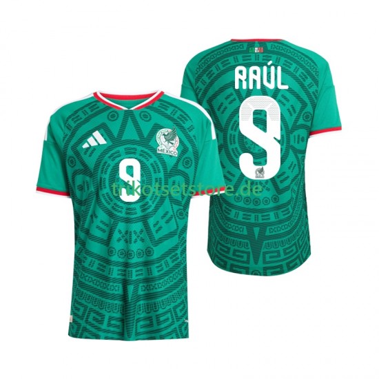 Mexiko Raul Jimenez 9 World Cup 2026 Herren Trikot Heim Kurzarm