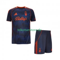 Nottingham Forest 2025-2026 Kinder Trikotset Ausweich Kurzarm