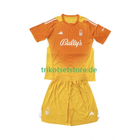 Nottingham Forest Torwart 2025-2026 Kinder Trikotset Ausweich Kurzarm