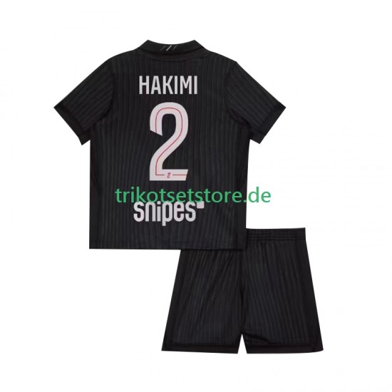 Paris Saint-Germain Achraf Hakimi 2 2025-2026 Kinder Trikotset Viertes Kurzarm