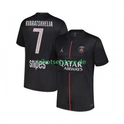 Paris Saint-Germain Khvicha Kvaratskhelia 7 2025-2026 Herren Trikot Viertes Kurzarm