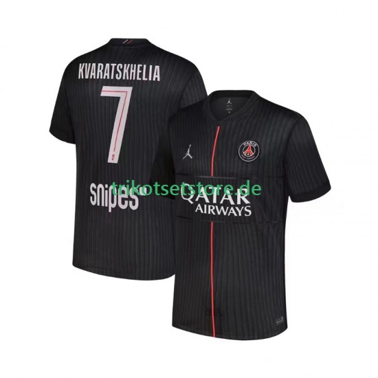 Paris Saint-Germain Khvicha Kvaratskhelia 7 2025-2026 Herren Trikot Viertes Kurzarm