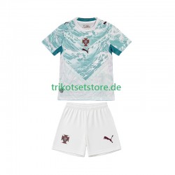 Portugal World Cup 2026 Kinder Trikotset Auswärts Kurzarm
