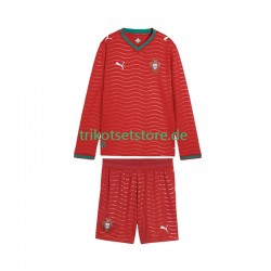 Portugal World Cup 2026 Kinder Trikotset Heim Langarm