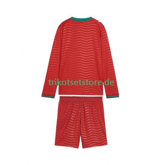 Portugal World Cup 2026 Kinder Trikotset Heim Langarm
