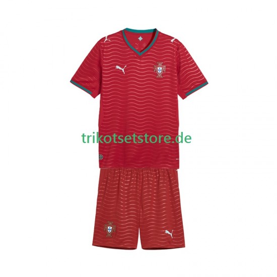 Portugal World Cup 2026 Kinder Trikotset Heim Kurzarm