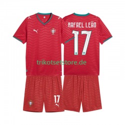 Portugal Rafael Leao 17 World Cup 2026 Kinder Trikotset Heim Kurzarm