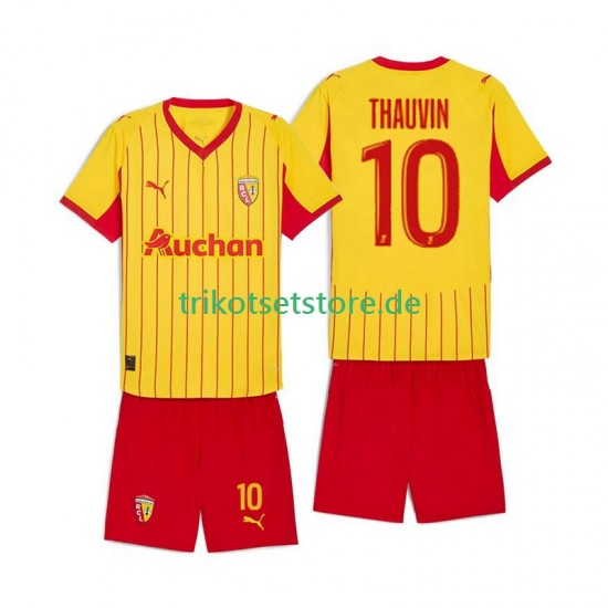 RC Lens Florian Thauvin 10 2025-2026 Kinder Trikotset Heim Kurzarm