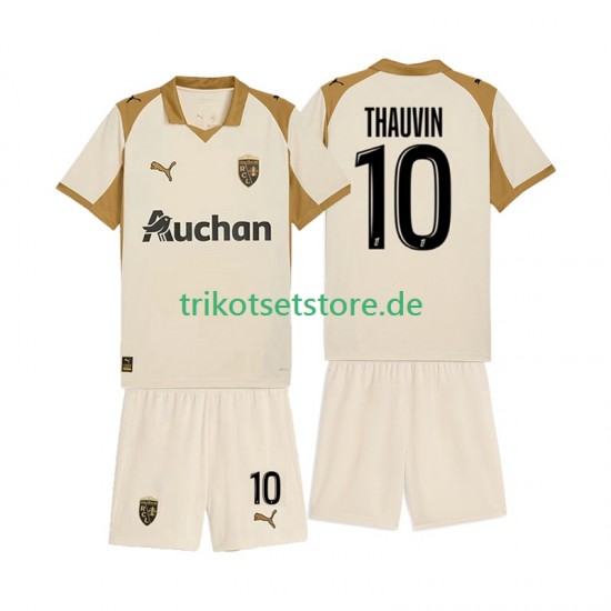 RC Lens Florian Thauvin 10 2025-2026 Kinder Trikotset Ausweich Kurzarm