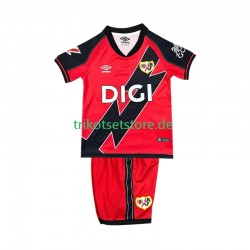 Rayo Vallecano 2025-2026 Kinder Trikotset Auswärts Kurzarm