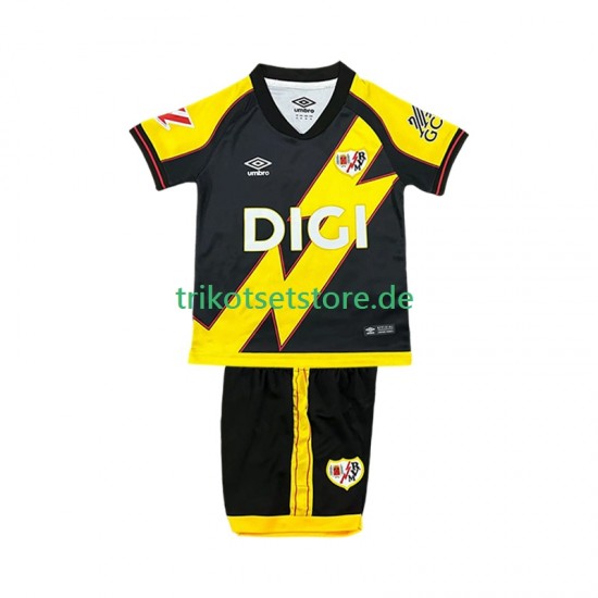 Rayo Vallecano 2025-2026 Kinder Trikotset Ausweich Kurzarm