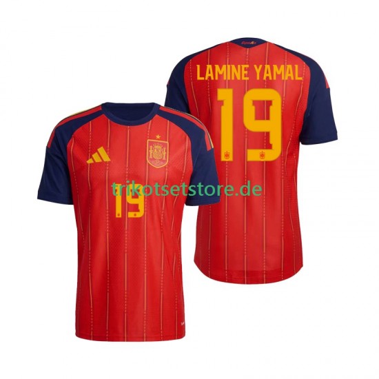 Spanien Lamine Yamal 19 World Cup 2026 Herren Trikot Heim Kurzarm