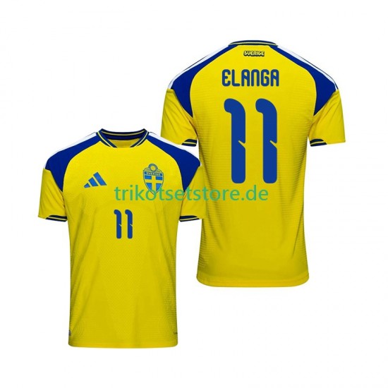 Schweden Anthony Elanga 11 2026 Herren Trikot Heim Kurzarm