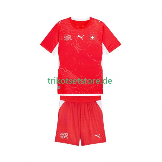 Schweiz World Cup 2026 Kinder Trikotset Heim Kurzarm