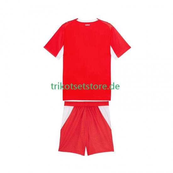 Schweiz World Cup 2026 Kinder Trikotset Heim Kurzarm