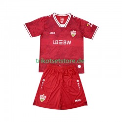 VfB Stuttgart 2025-2026 Kinder Trikotset Auswärts Kurzarm