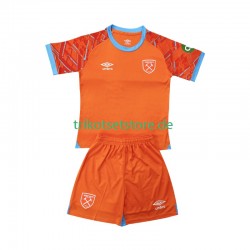 West Ham United Torwart 2025-2026 Kinder Trikotset Auswärts Kurzarm