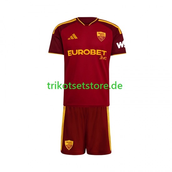 AS Rom 2026-2027 Kinder Trikotset Heim Kurzarm