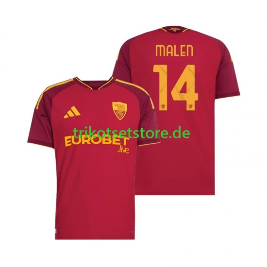 AS Rom Donyell Malen 14 2026-2027 Herren Trikot Heim Kurzarm
