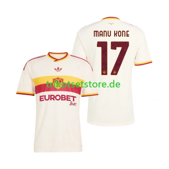 AS Rom Manu Kone 17 2026-2027 Herren Trikot Auswärts Kurzarm