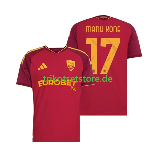 AS Rom Manu Kone 17 2026-2027 Herren Trikot Heim Kurzarm