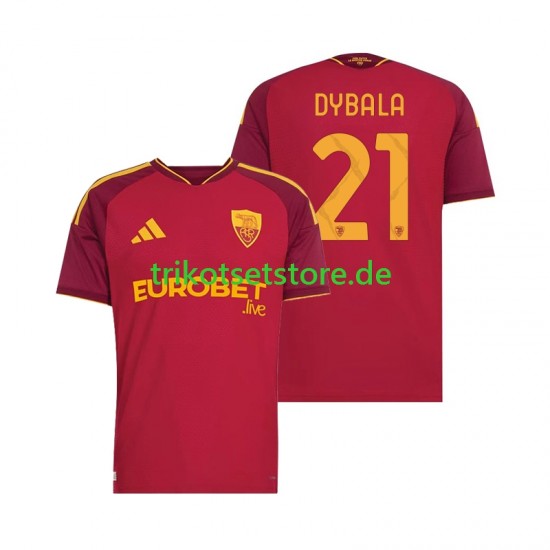 AS Rom Paulo Dybala 21 2026-2027 Herren Trikot Heim Kurzarm