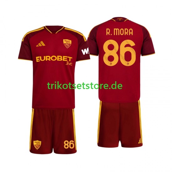 AS Rom Rodrigo Mora 86 2026-2027 Kinder Trikotset Heim Kurzarm