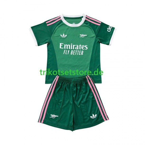 Arsenal Torwart 2026-2027 Kinder Trikotset Ausweich Kurzarm