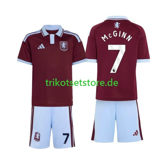 Aston Villa John McGinn 7 2026-2027 Kinder Trikotset Heim Kurzarm