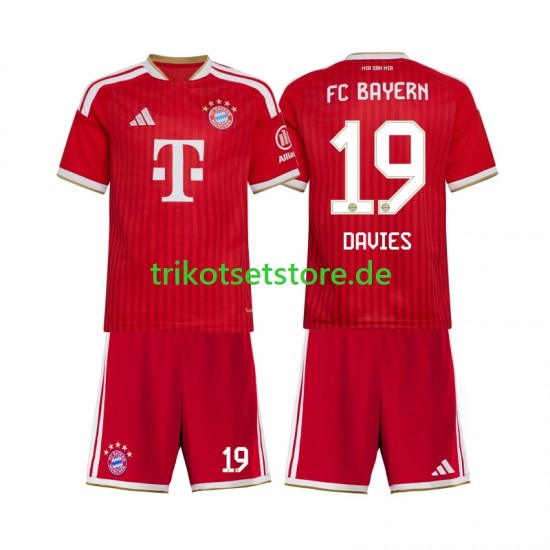 FC Bayern München Alphonso Davies 19 2026-2027 Kinder Trikotset Heim Kurzarm