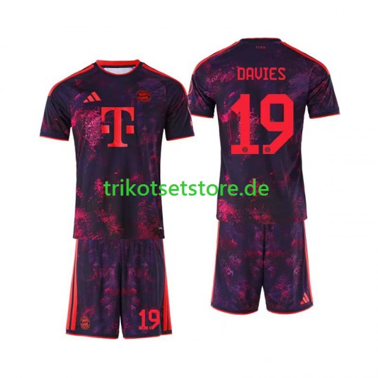 FC Bayern München Alphonso Davies 19 2026-2027 Kinder Trikotset Ausweich Kurzarm