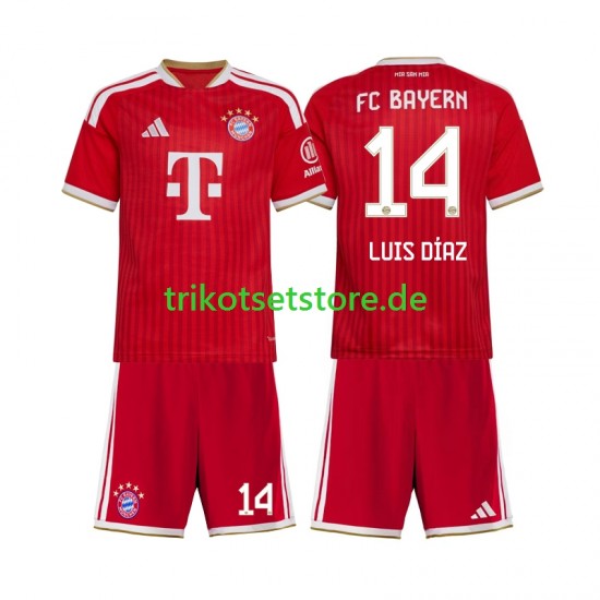 FC Bayern München Luis Diaz 14 2026-2027 Kinder Trikotset Heim Kurzarm