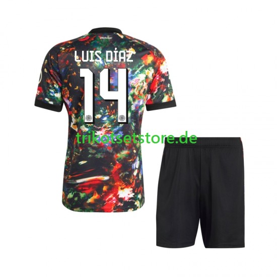 FC Bayern München Luis Diaz 14 Oktoberfest 2026-2027 Kinder Trikotset Heim Kurzarm