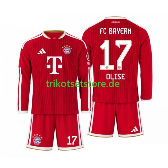 FC Bayern München Michael Olise 17 2026-2027 Kinder Trikotset Heim Langarm