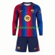 FC Barcelona 2026-2027 Kinder Trikotset Heim Langarm