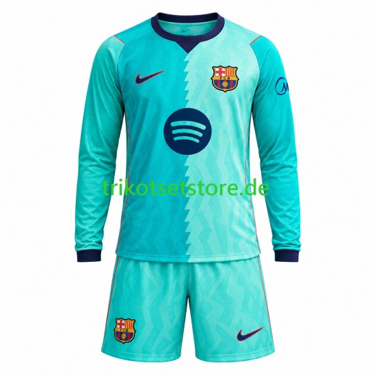 FC Barcelona 2026-2027 Kinder Trikotset Ausweich Langarm