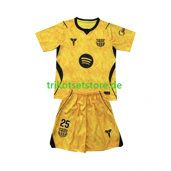 FC Barcelona Torwart Dominik Livakovic 25 2026-2027 Kinder Trikotset Viertes Kurzarm