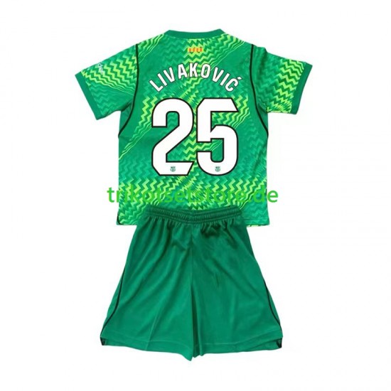 FC Barcelona Torwart Dominik Livakovic 25 2026-2027 Kinder Trikotset Heim Kurzarm
