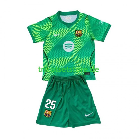 FC Barcelona Torwart Dominik Livakovic 25 2026-2027 Kinder Trikotset Heim Kurzarm
