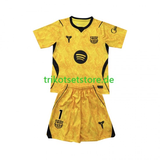 FC Barcelona Torwart Joan Garcia 1 2026-2027 Kinder Trikotset Viertes Kurzarm