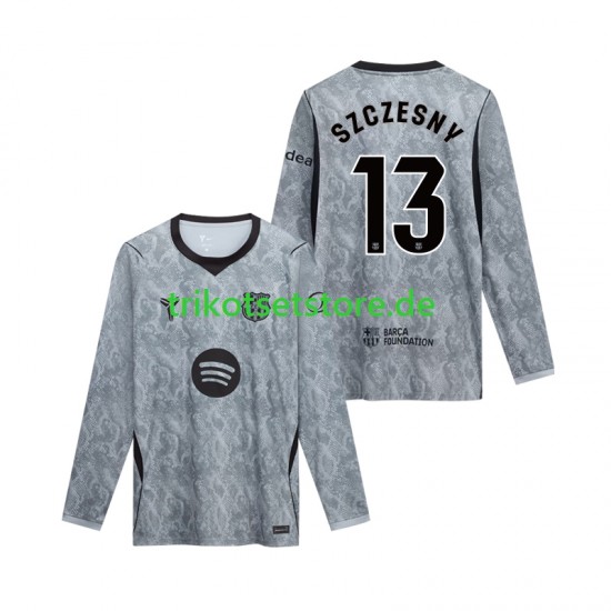 FC Barcelona Torwart Wojciech Szczesny 13 2026-2027 Herren Trikot Auswärts Langarm