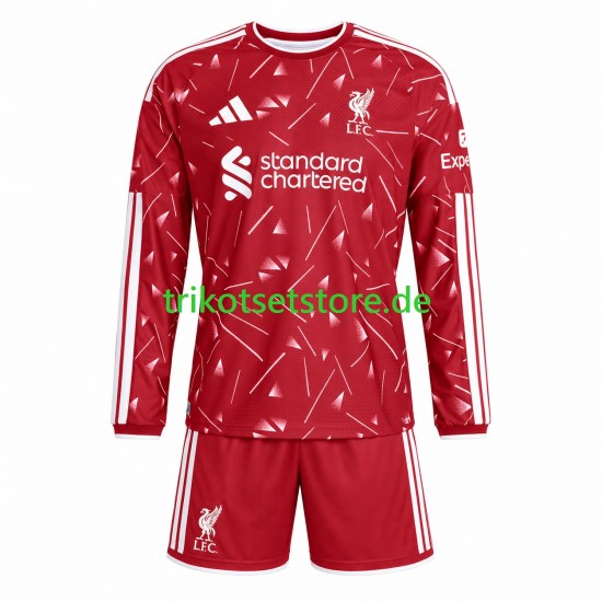 Liverpool 2026-2027 Kinder Trikotset Heim Langarm