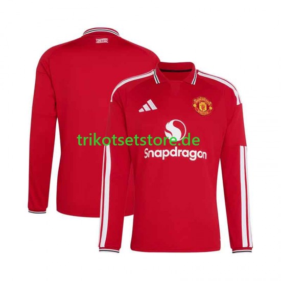 Manchester United 2026-2027 Herren Trikot Heim Langarm