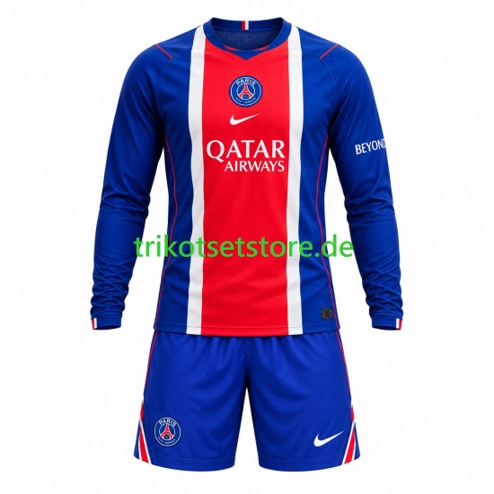Paris Saint-Germain 2026-2027 Kinder Trikotset Heim Langarm