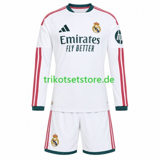 Real Madrid 2026-2027 Kinder Trikotset Heim Langarm