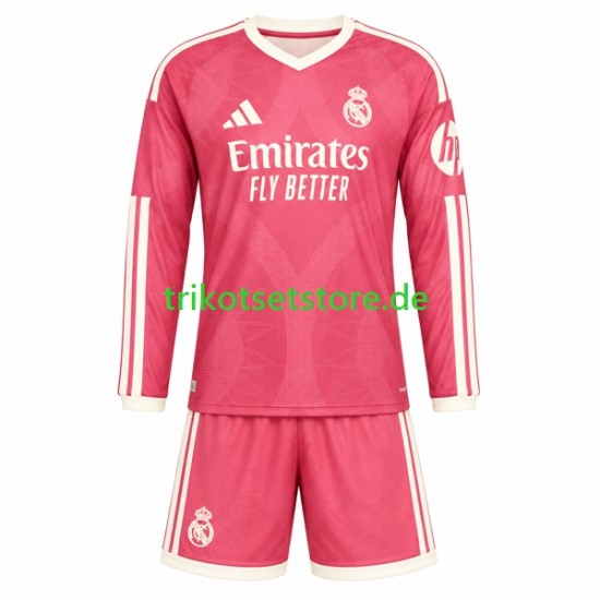 Real Madrid 2026-2027 Kinder Trikotset Ausweich Langarm